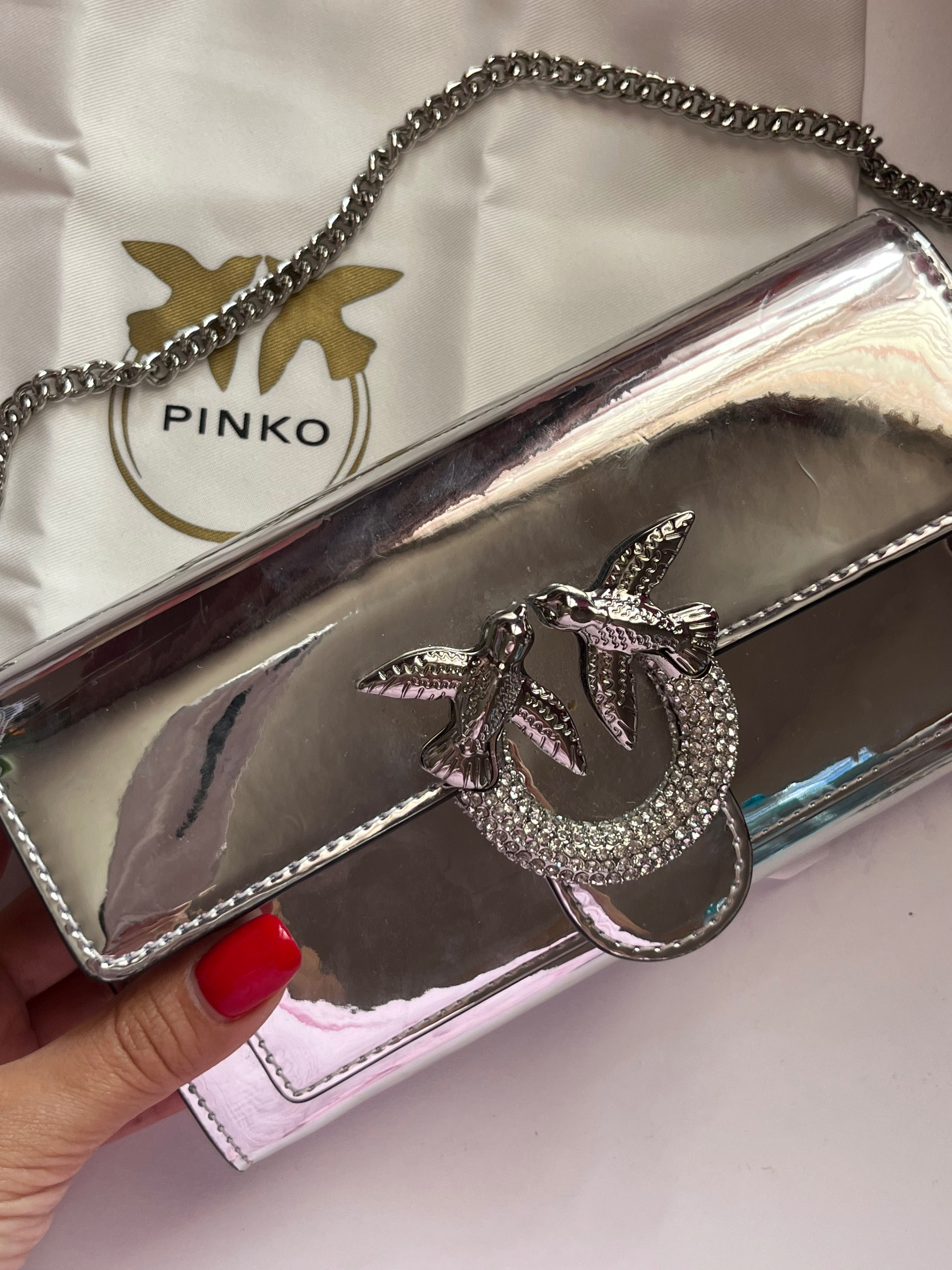Сребърен клъч Pinko