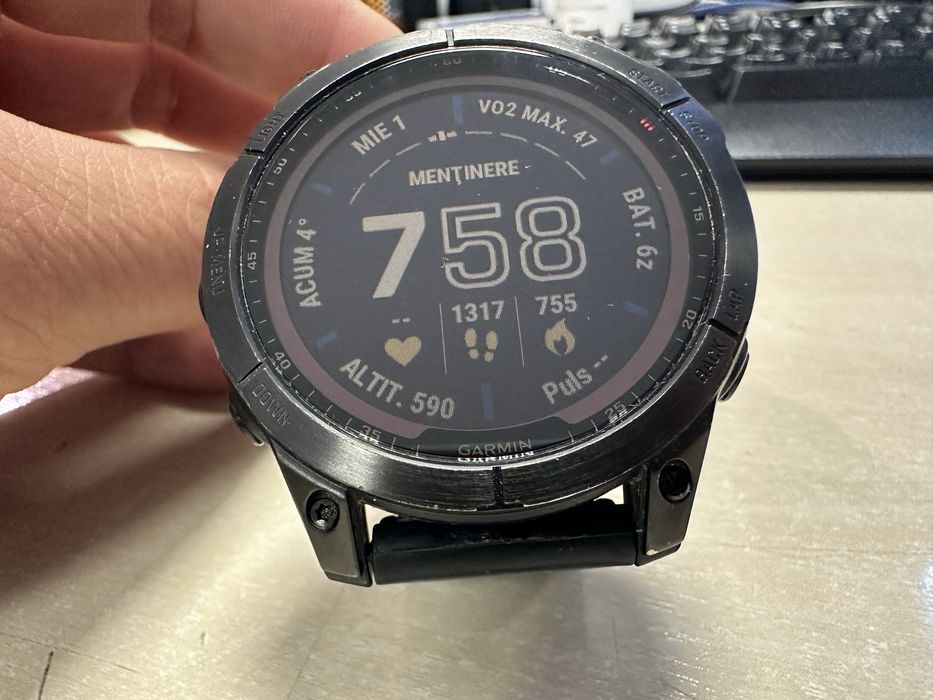 Ceas Garmin Fenix 7 Sapphire Solar