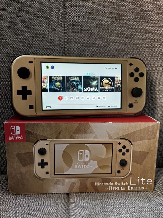 Nintendo switch lite Hyrule edition