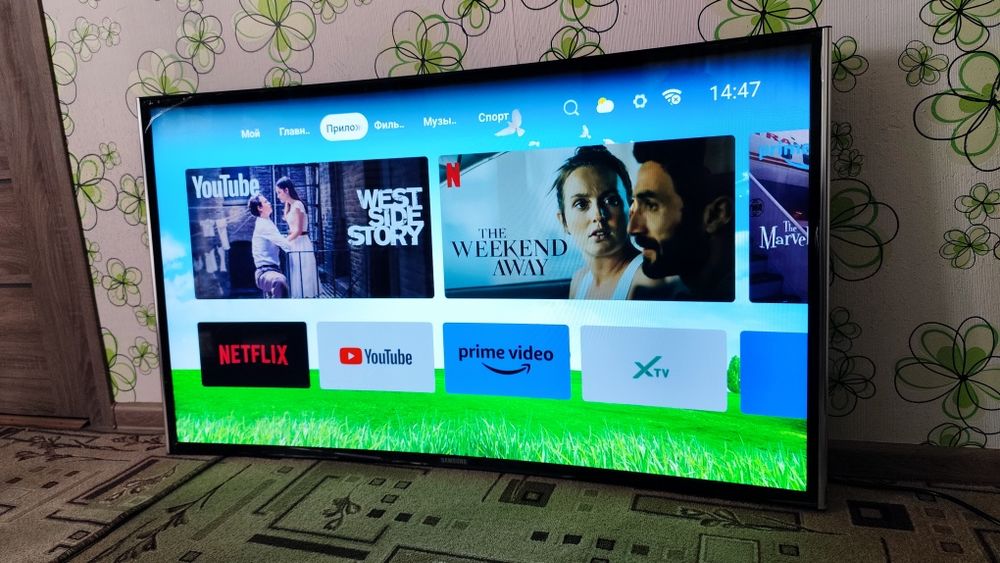 Телевизор SAMSUNG smart tv 55 диагональ изогнутый сфера