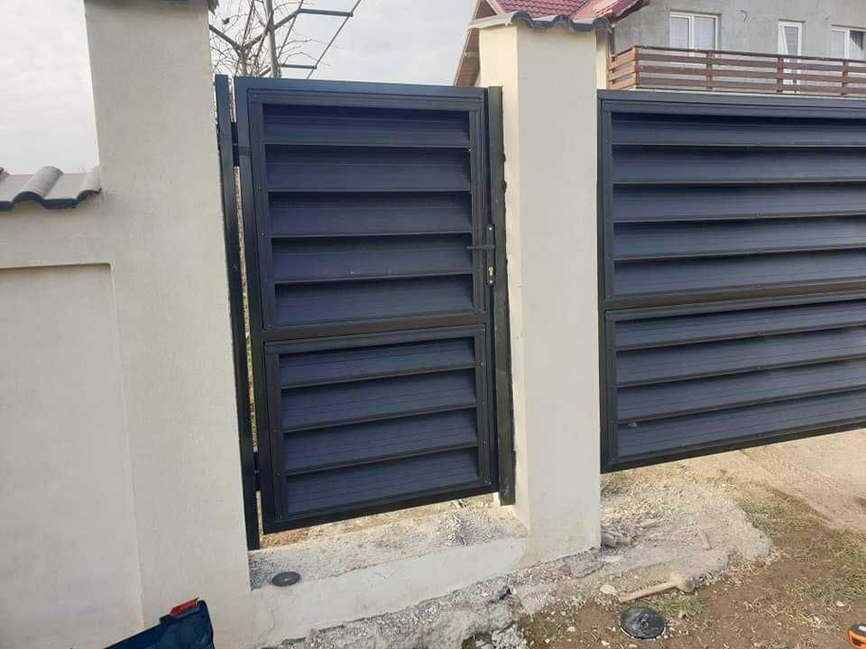 Garduri si porti din panou stil jaluzea de diferite modele la comanda