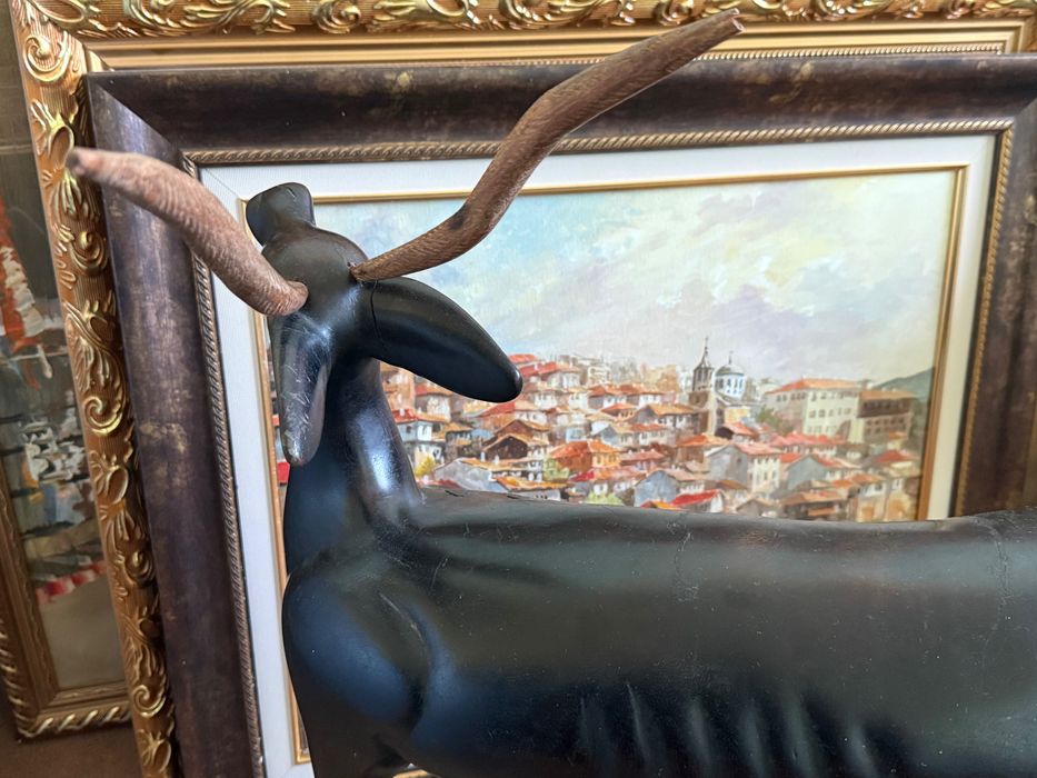 Антилопа от плътно абаносово дърво