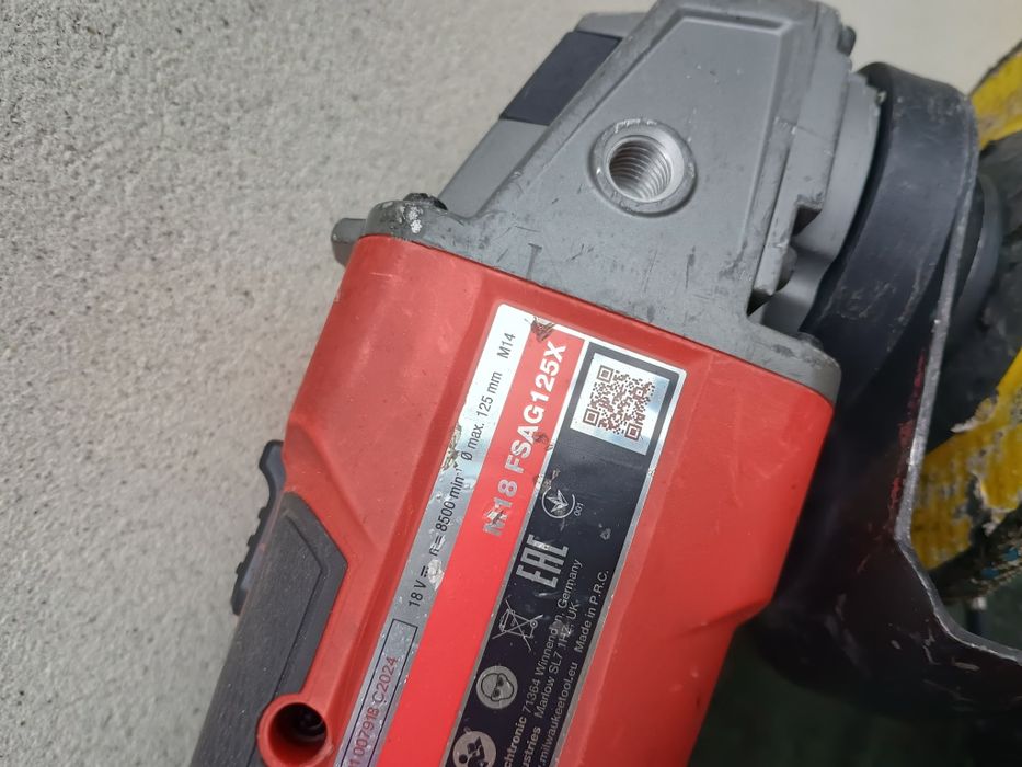 Flex milwaukee fsag125x baterie 5 ah și încărcător rapid