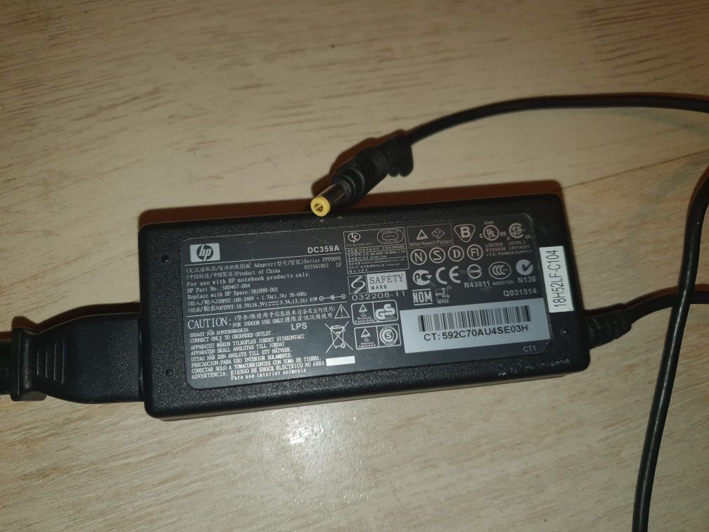 Incarcator alimentator original HP PPP009S 18.5v 3.5A 65W