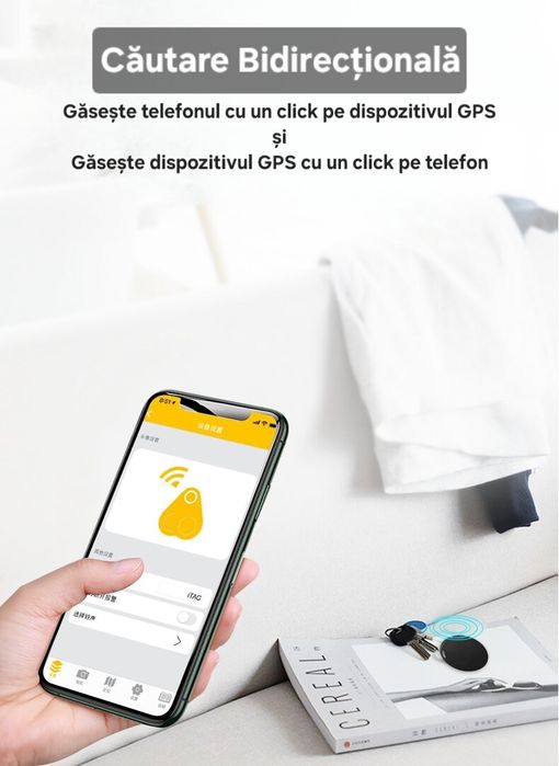 Breloc GPS. Alarma Anti-Pierdere/Anti-Furt. Telecomanda foto/video.