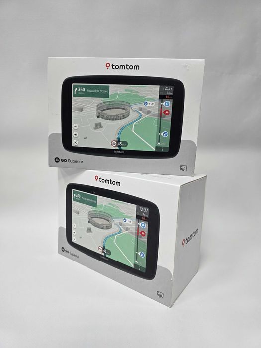 GPS TOMTOM GO Superior 7" HD – Nou, Sigilat, Navigație Premium-2 Buc