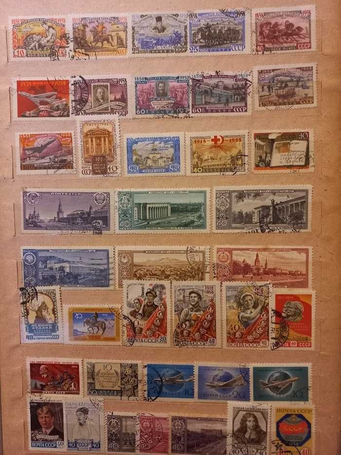Colectie de timbre URSS Uniunea Sovietica anii 40, 50
