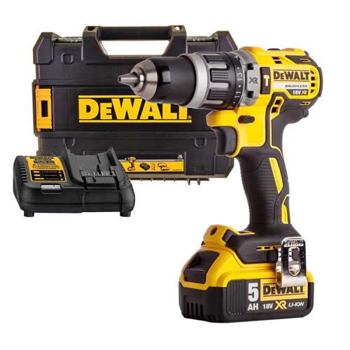 Акумулаторен Безчетков Винтоверт DeWALT DCD796P1 18V Комплект