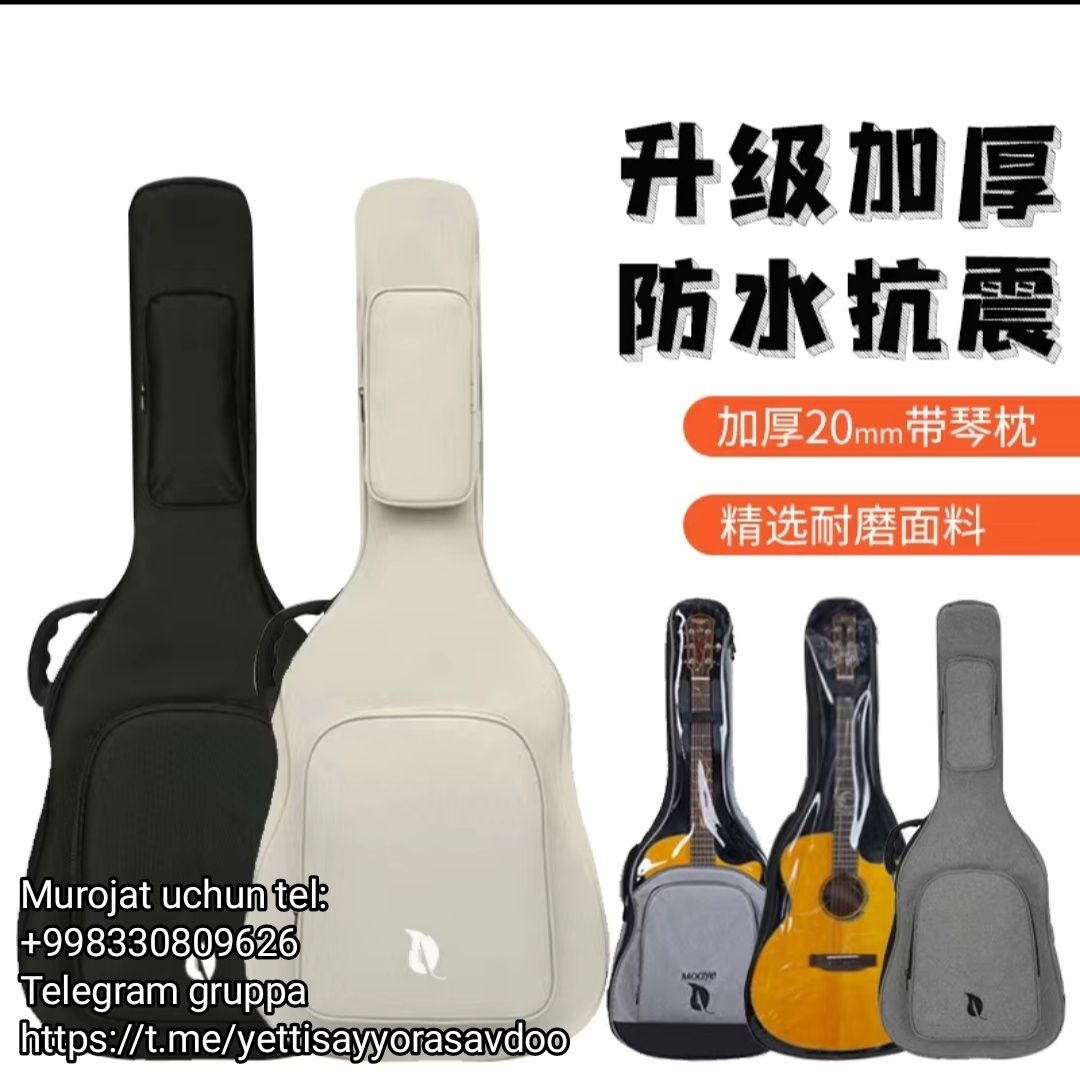 Elektra va Akustik gitaralarimiz uchun chexollar