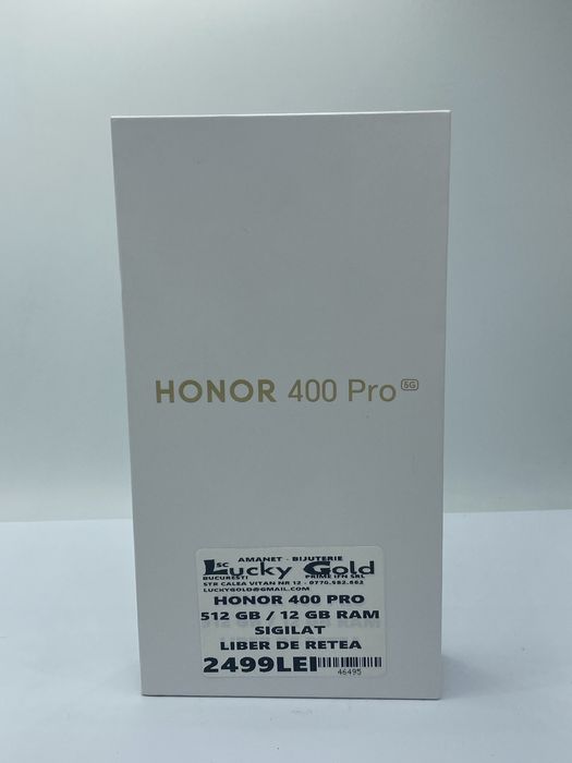 Honor 400 Pro Sigilat 512 Gb 12 Gb Ram / Garantie / Factura #46495