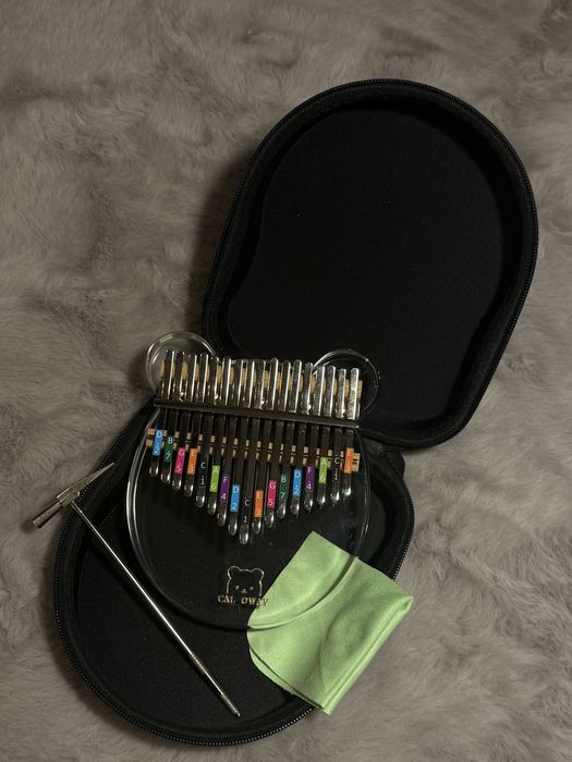 Калимба прозрачная с аксессуарами - новая, идеальна для подарка