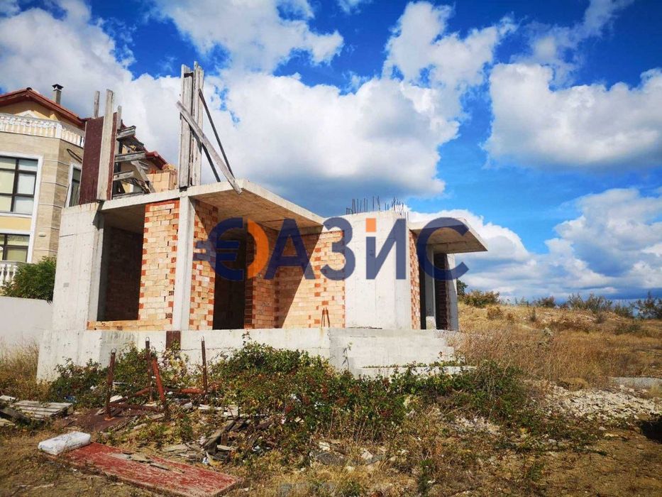 2-етажна недовършена къща с изглед към морето, м. Юрта Балкан, Свети