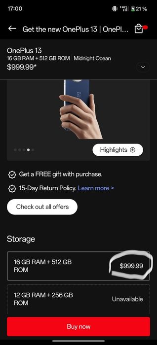 OnePlus 13 (Global version) • 16/512 GB • Состояние идеальное!