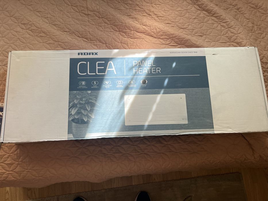 Adax clea 1200w черен WI-FI