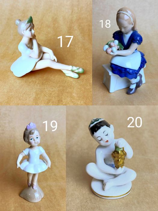 Фарфоровая статуэтка дети девочка мальчик лфз зхк дулево гжель ефз