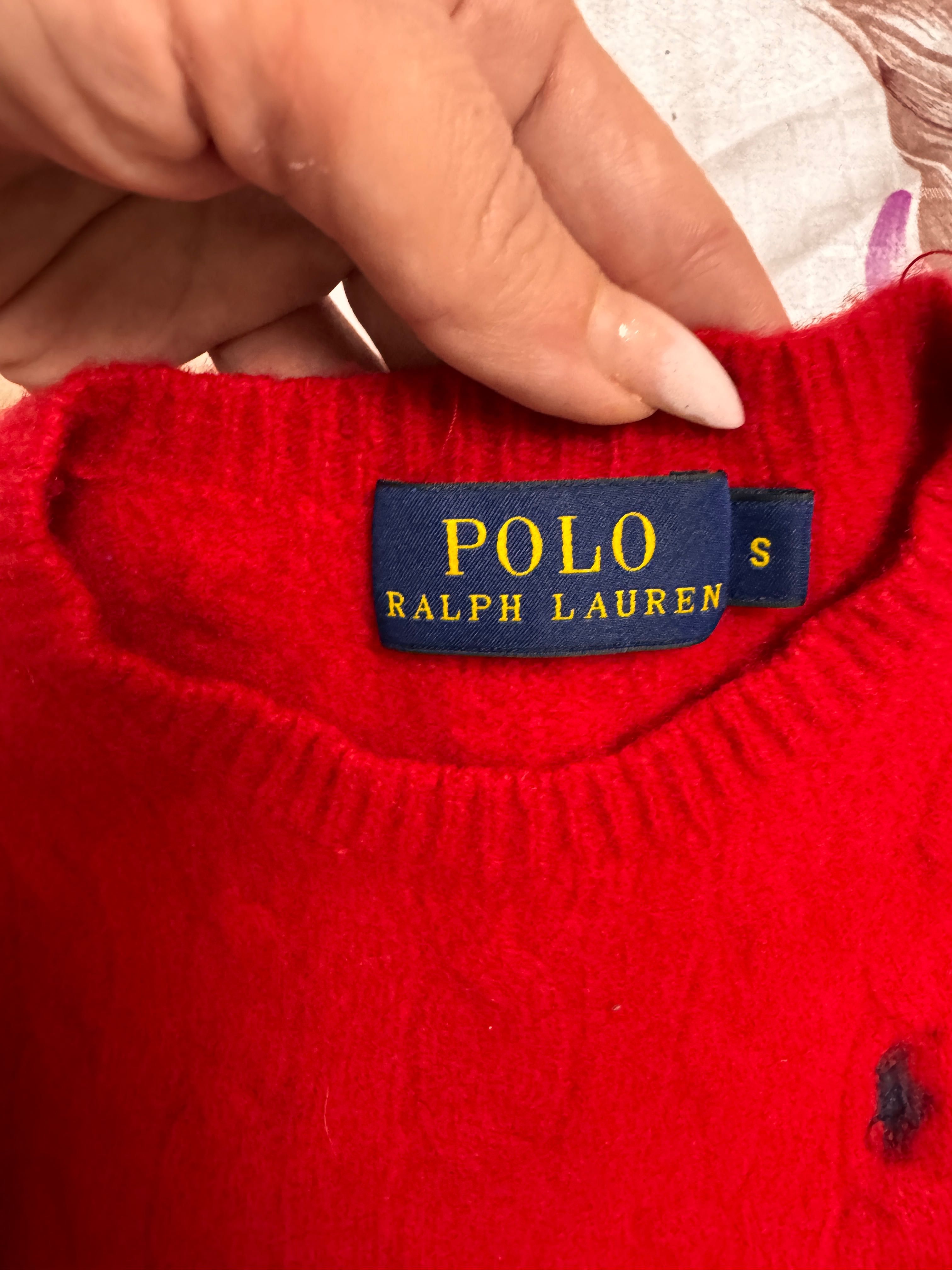 Pulover ralph lauren polo original marimea 8-9 ani