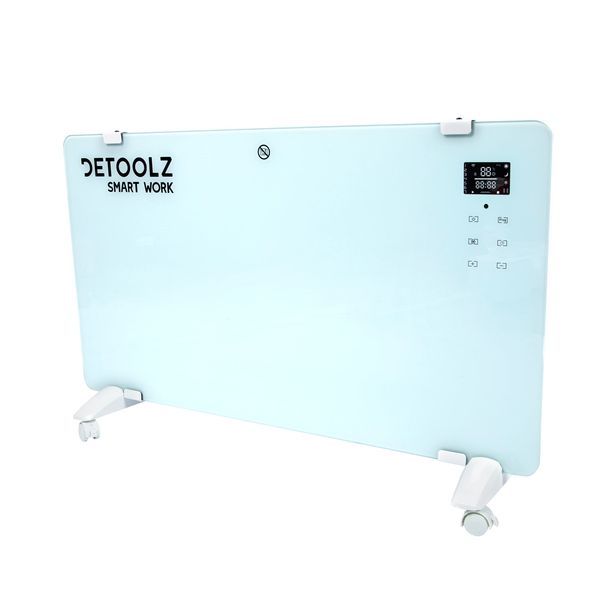 Електрически конвектор 1000w/2000w бял wifi detoolz