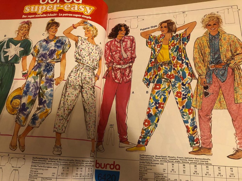 Colectie Burda Winter/Hiver 86/87