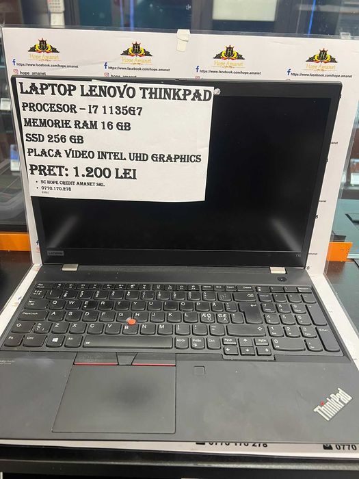 Hope amanet P13 LAPTOP LENOVO THINKPAD I7 1135G7