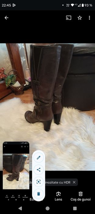 Cizme de piele naturala mărimea 38