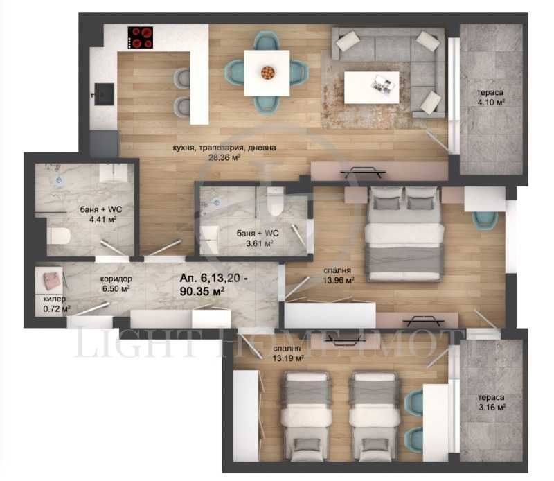 Продава се Тристаен апартамент в Пловдив, Кършияка - 103 кв.м за 1292 €/кв.м - Снимка #8