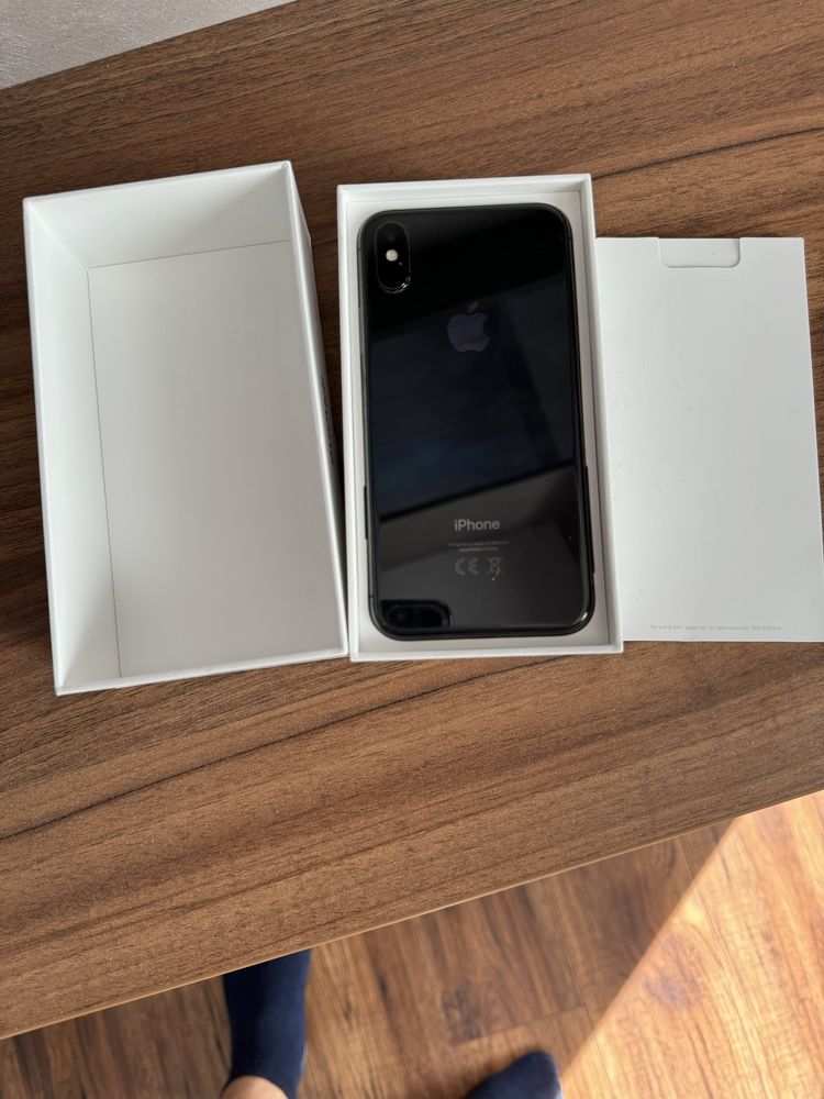 iPhone X 64 GB Space Gray, battery health 100%
