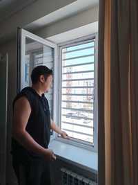 Ремонт окон Замена Стекла Установка решетки Пластиковые окна в Алматы