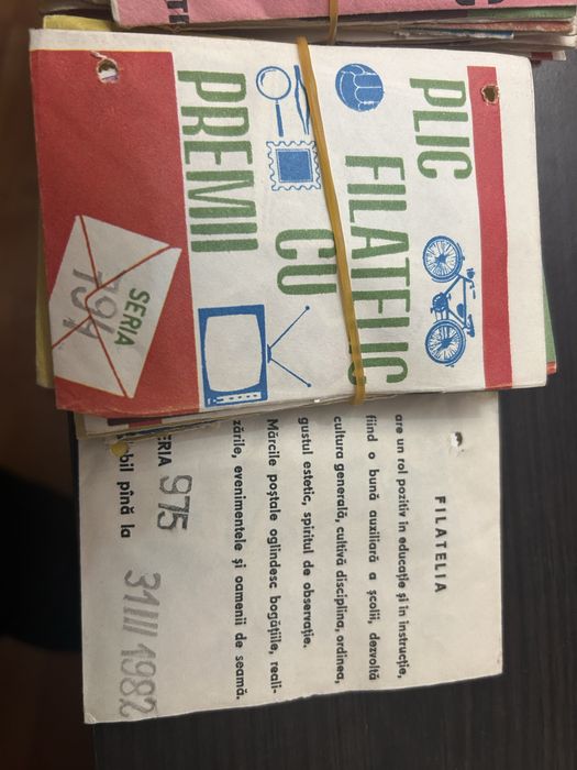 Lot 50 plicuri cu timbre romanesti