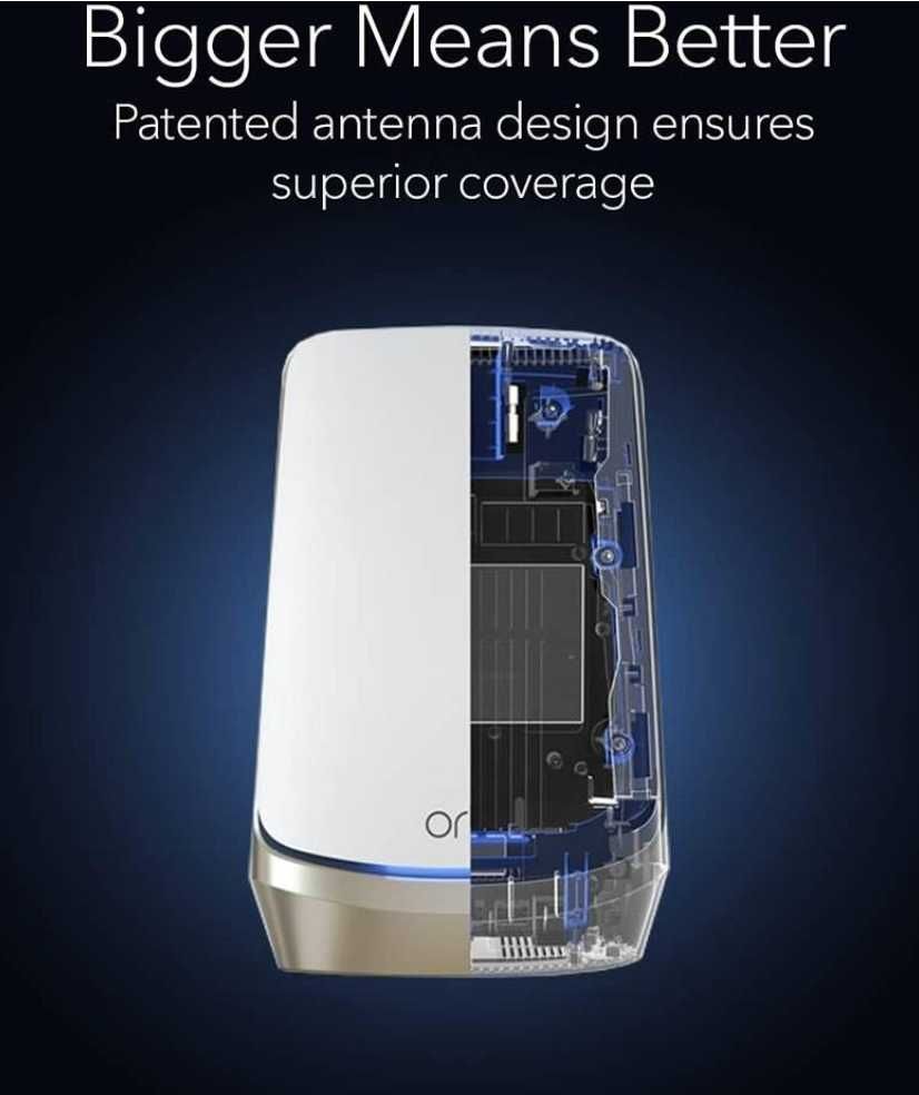 Топ Mesh система NETGEAR Orbi 960 WiFi 6E (3 устройства) до 900м2