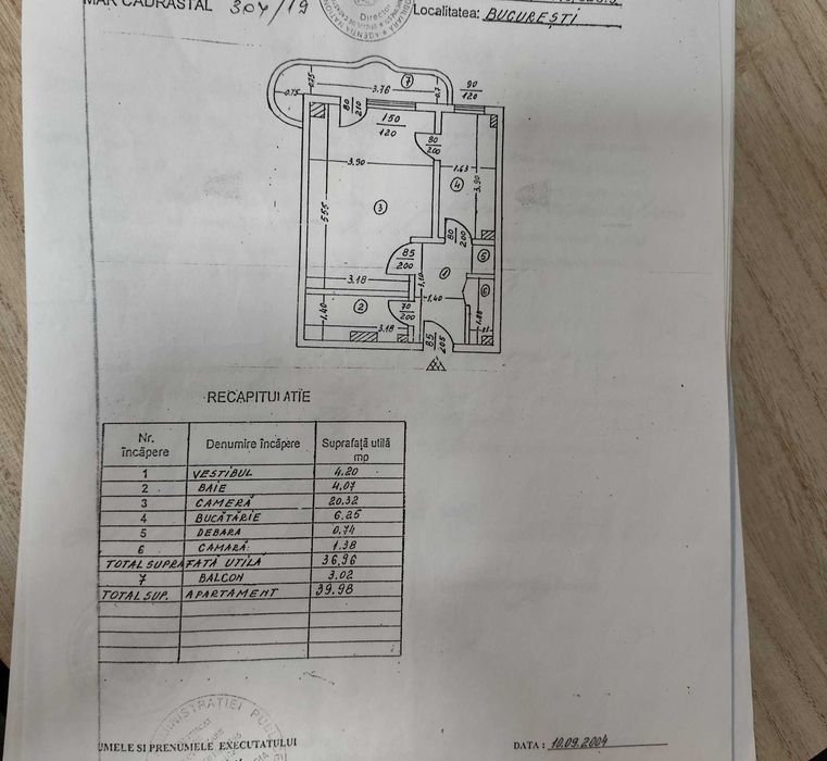 Vând Garsonieră, 13 Septembrie