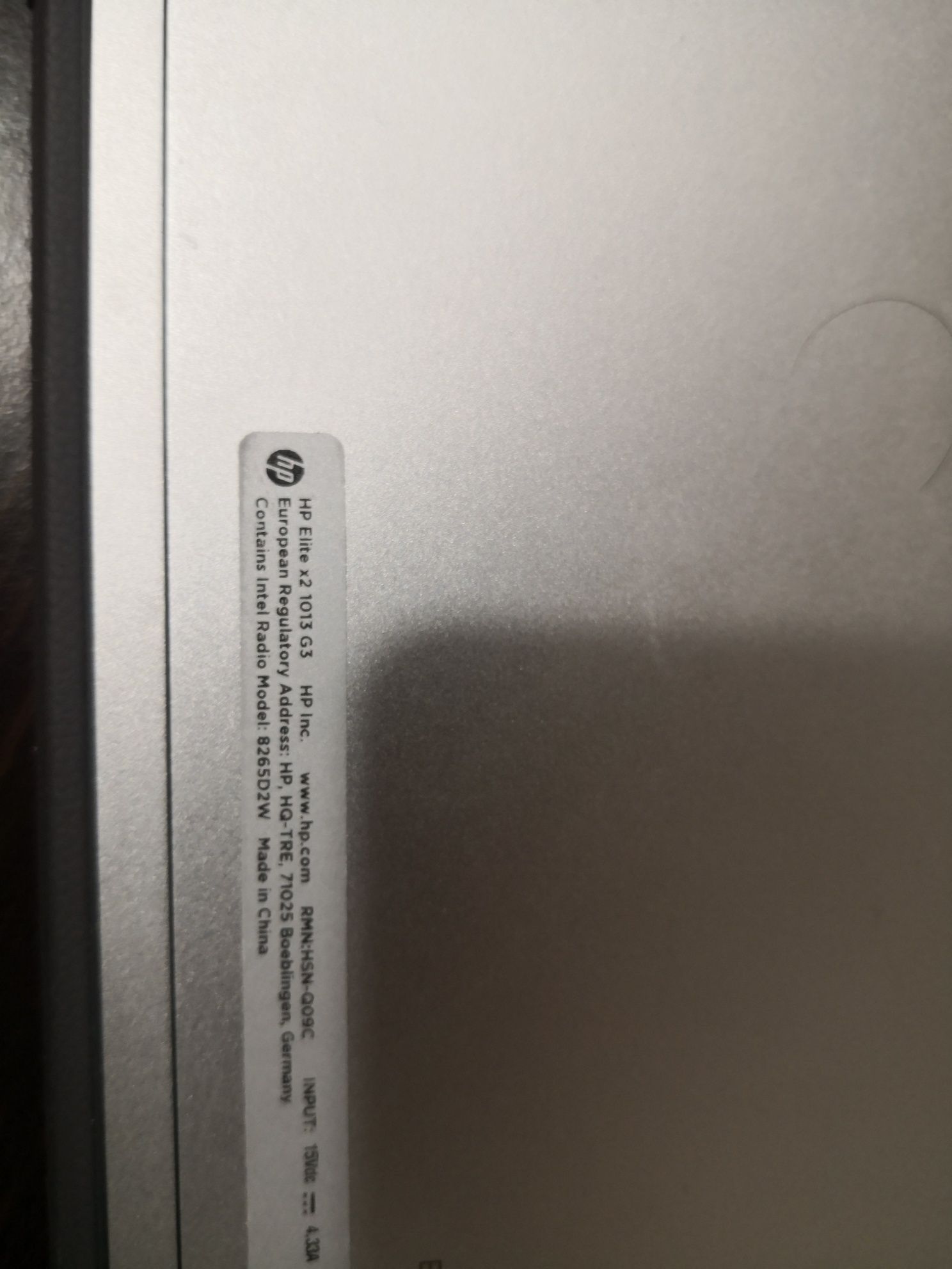 Tableta HP elite X2  1013 G3 procesor i5 generația 8