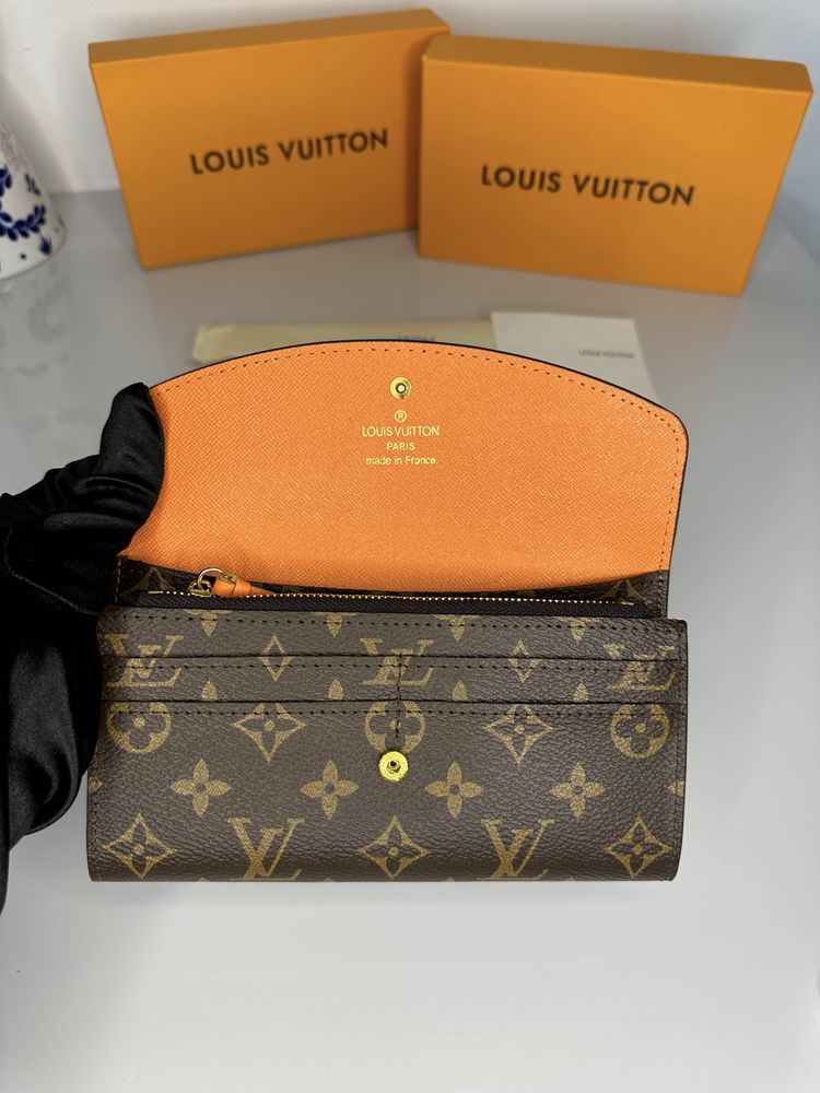 Geanta Portofel Louis Vuitton EMILIE wallet piele canvas 100% cutie