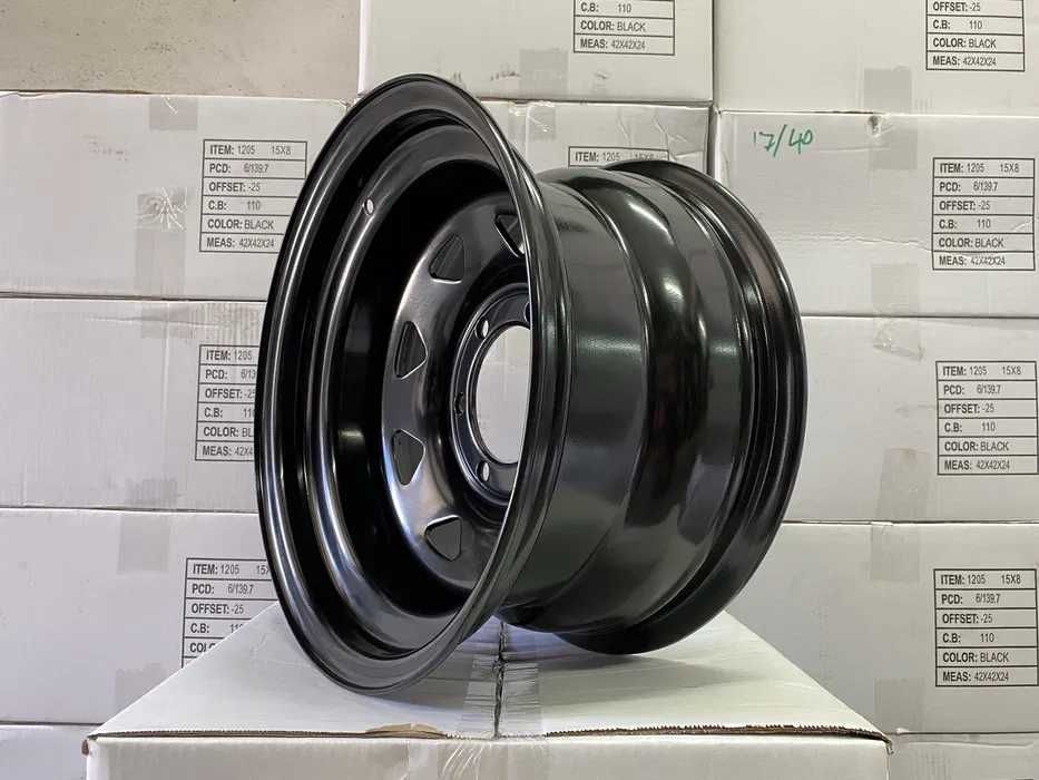 16" 6x139.7 8.0 J ET-25 Стоманени Джанти за OFFRoad TOYOTA NISSAN