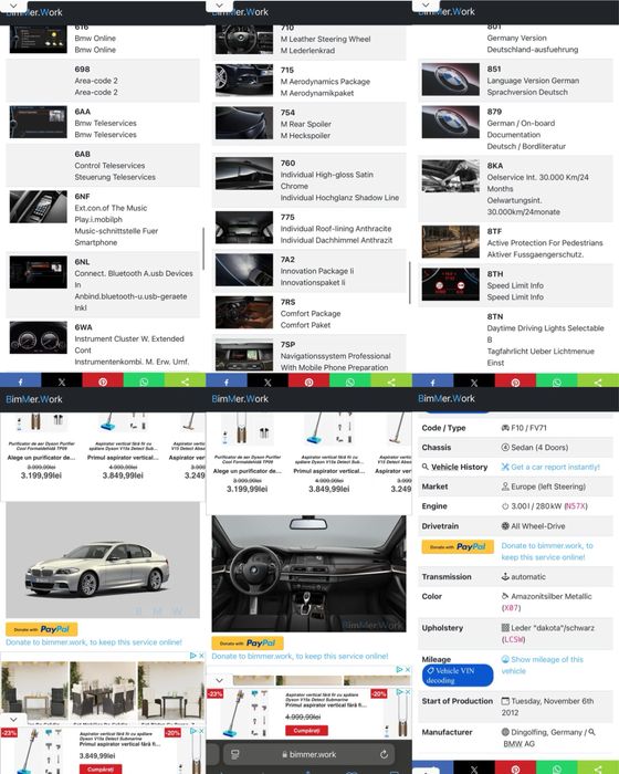 BMW Seria 5 F10 M550d 381cp