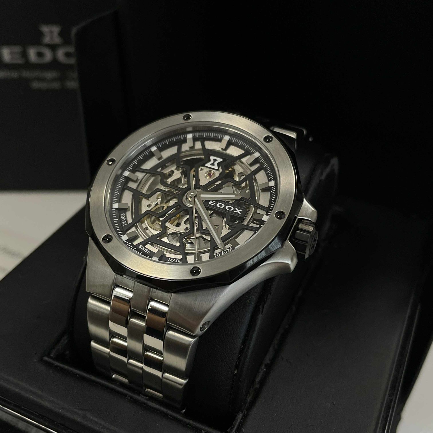 Edox Delfin Mecano Skeleton Automatic