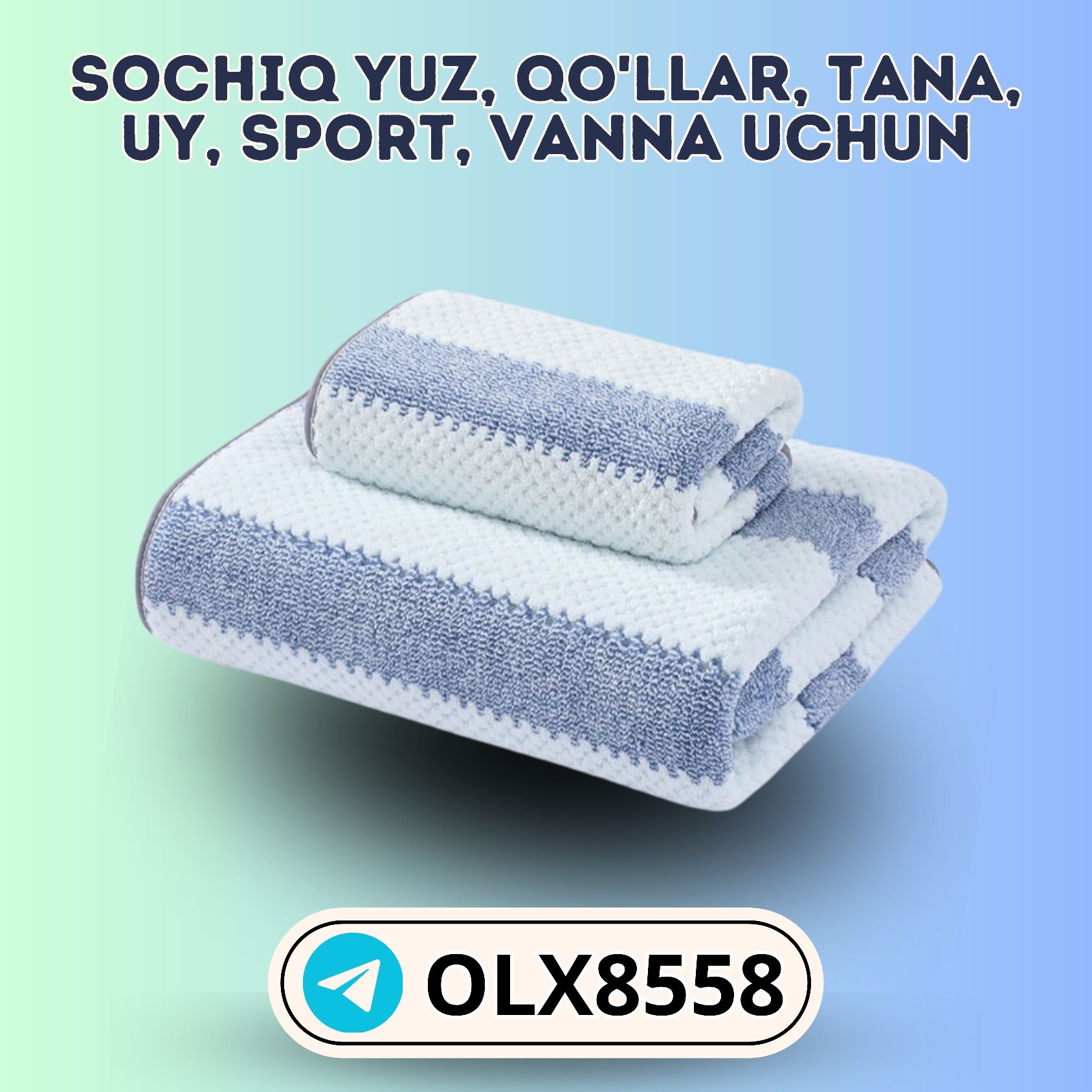 Sochiq yuz, qo'llar, tana, uy, sport, vanna uchun mikrofiber sochiqlar