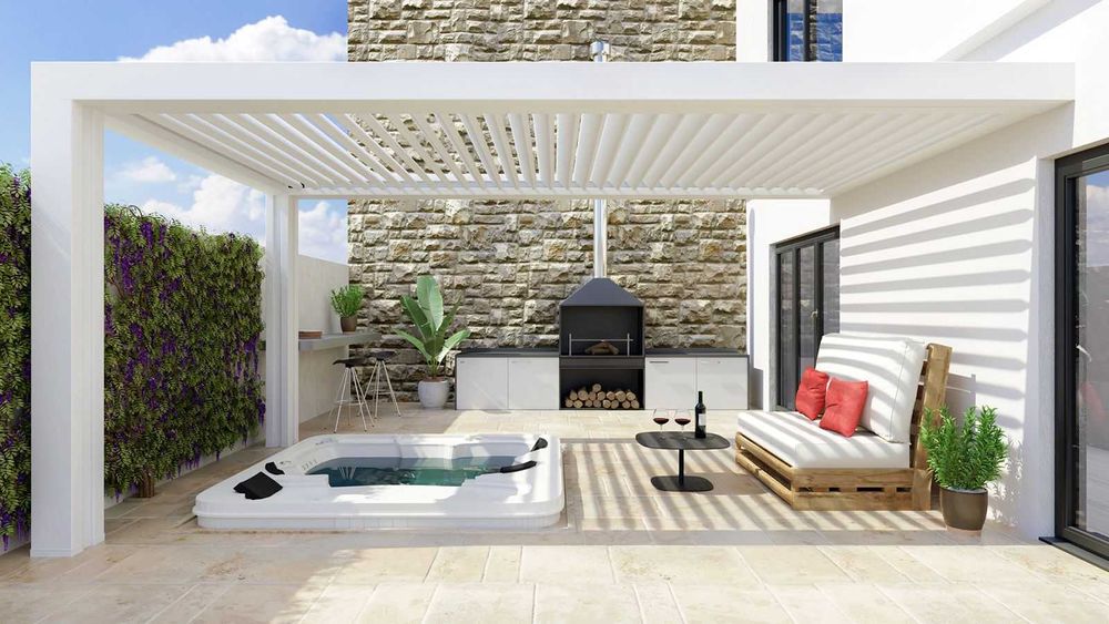 Pergole retractabile, glisante cu sticla securizata, sistem ghilotina
