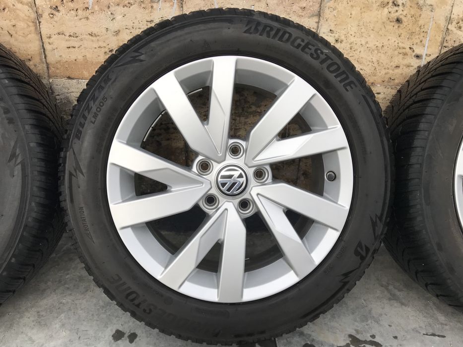 Jante Roți 16 VW Caddy Touran Golf 5 6 7 8 Anvelope iarna 205 55 R16