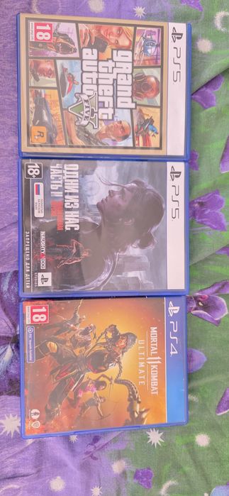 Продам игры на пс 4-5