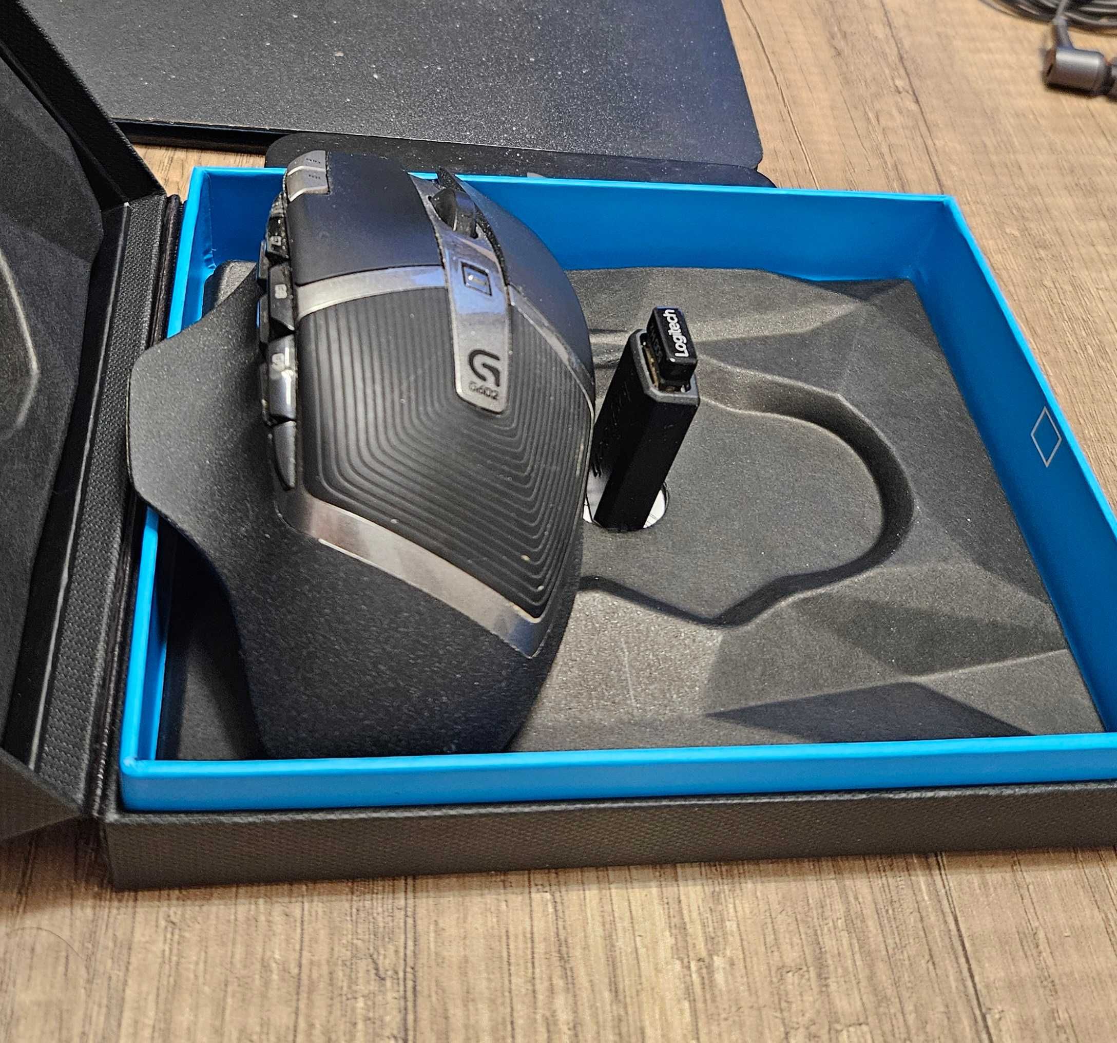 Mouse gaming wireless Logitech G602, Negru/Argintiu