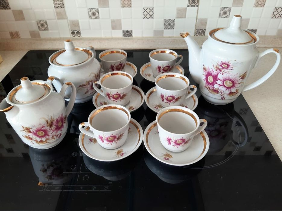 кофейный фарфоровый сервис СССР