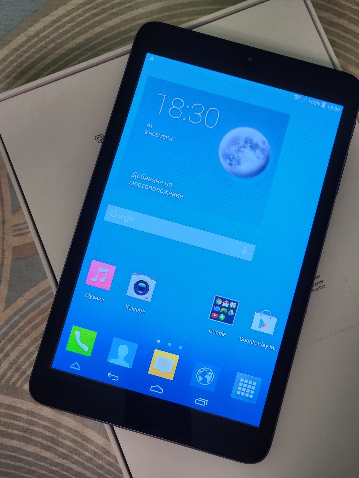 Таблет Alcatel 8 inch, sim