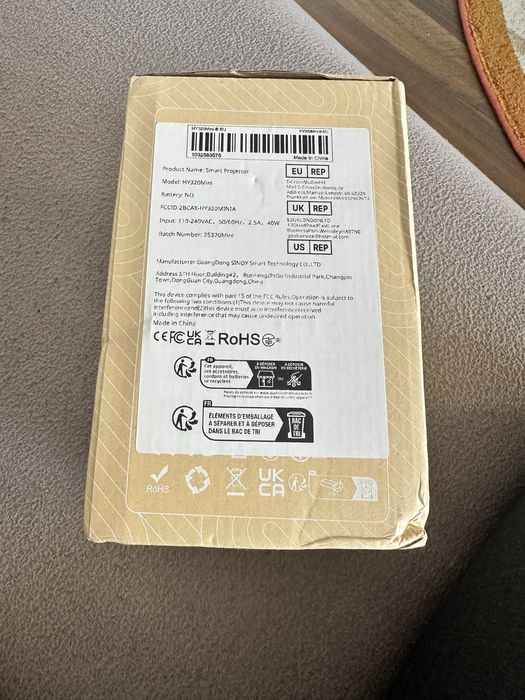 Proiector MagCubic HY320 mini