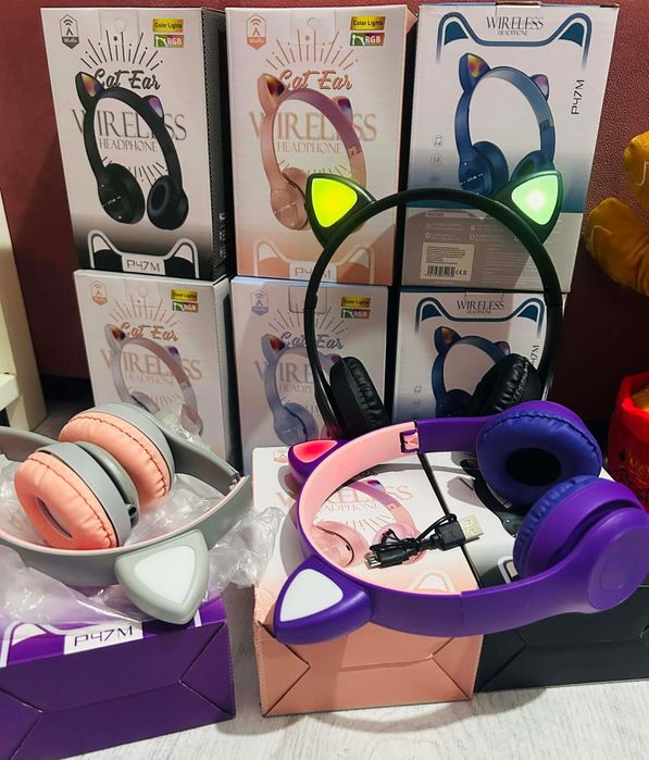 Căști P9 wireless  
Functia Bluetooth + MP3 accepta redarea de m