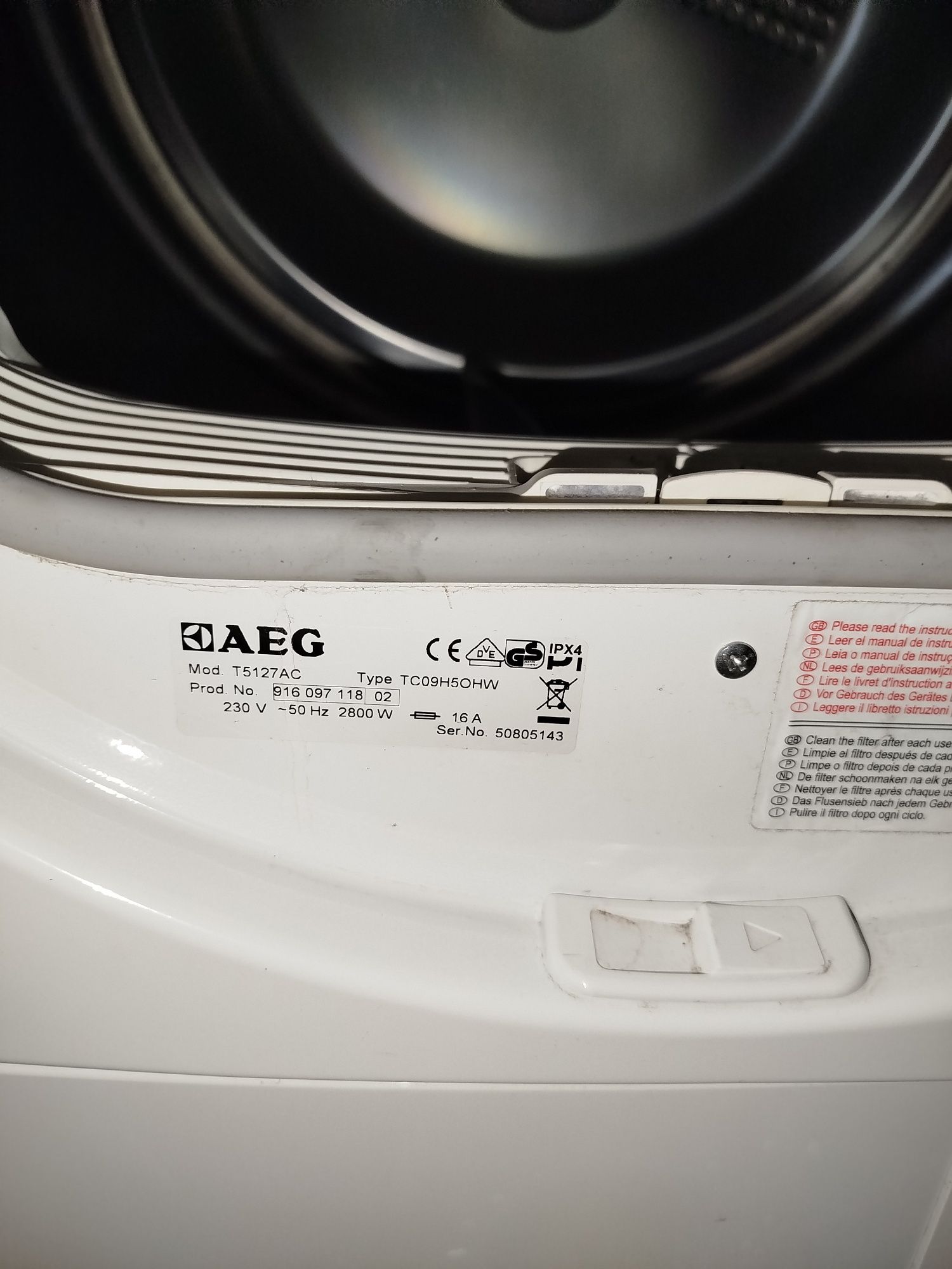 Сушилня AEG кондензаторна 7кг.