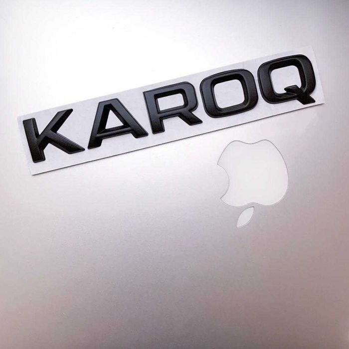 Set embleme SKODA KAROQ 4x4 / emblema stema sigla sticker inscriptii