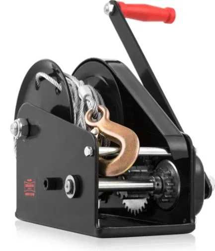 Troliu Manual Profesional Cablu 17m, DVKO 26HD, 2600 Lbs(Trage 1200kg)