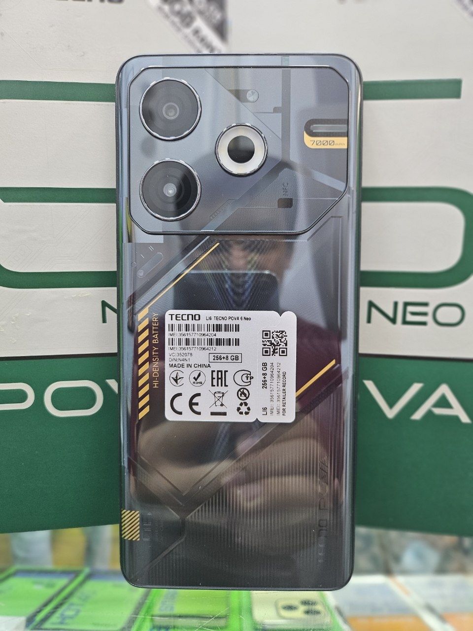 Pova 6 Neo 256gb Naqt va Nasiyaga