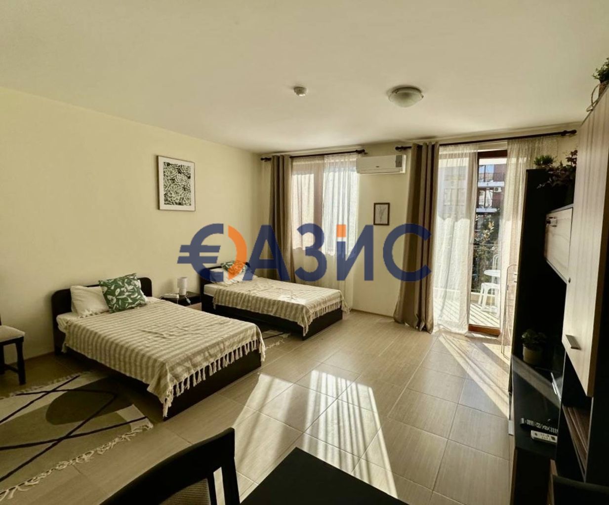 Продава се Едностаен апартамент в с. Равда, Област Бургас - 44 кв.м за 1432 €/кв.м - Снимка #1