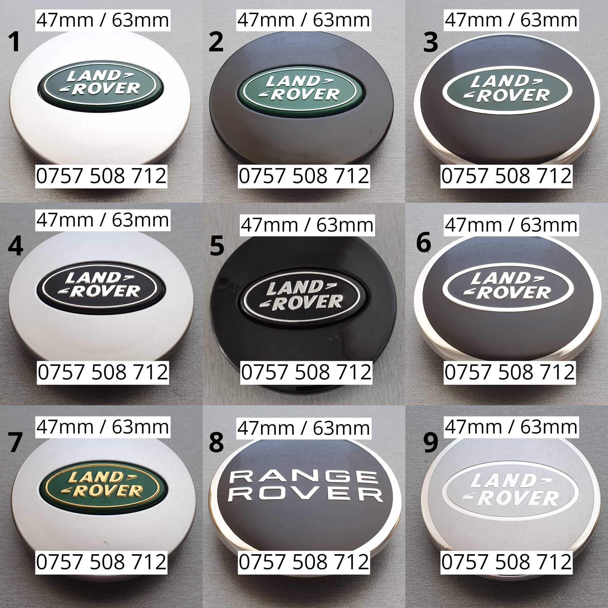 Capace jante aliaj Land Rover Range Rover Evoque Freelander Vogue roti